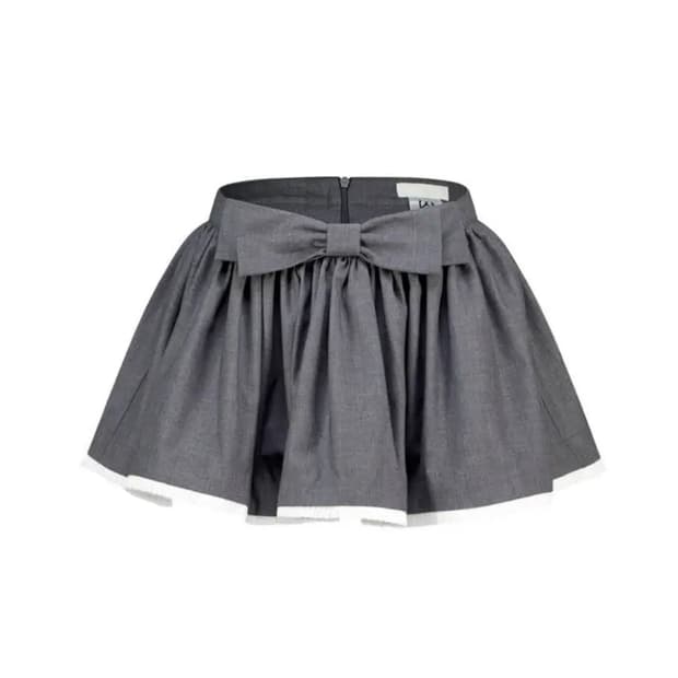 일리고 보우 펌킨 스커트 팬츠