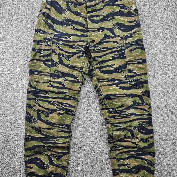 프로퍼 타이거카모 카고 더블니 BDU 팬츠 (31"추정) / 11878