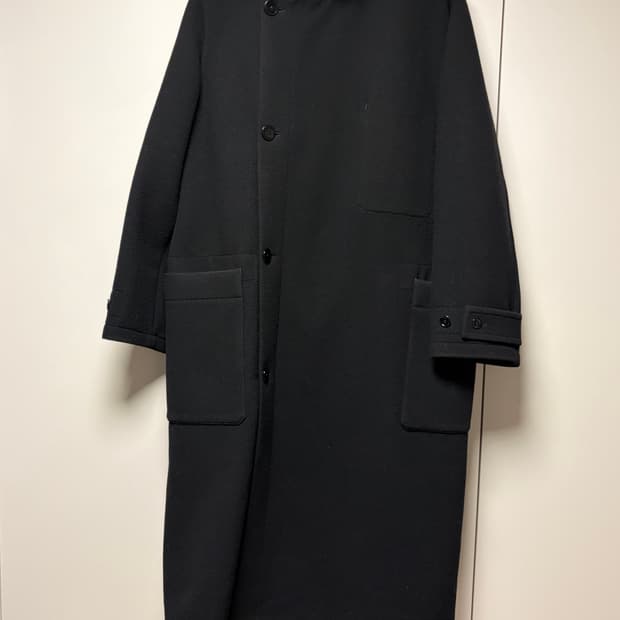 르메르 블랙 랩 코트 XL