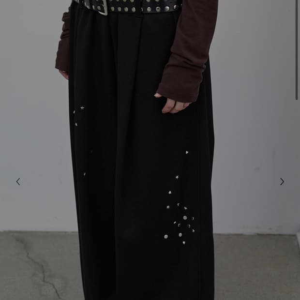 lcdc 스파클 와플팬츠 블랙