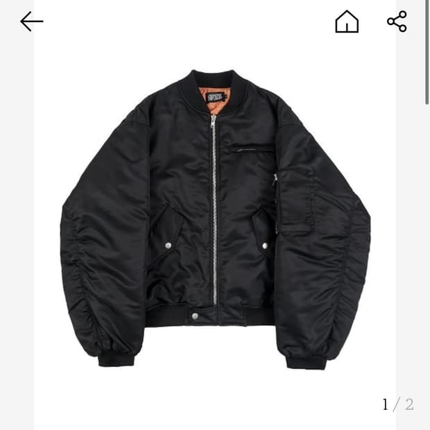 구해요!) SUNDAY OFF CLUB ZIP MA-1 JUMPER 