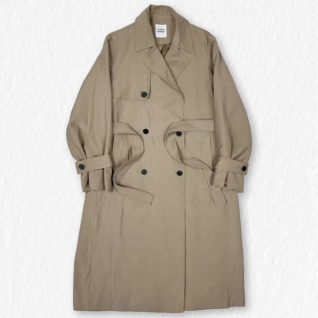 스튜디오톰보이 벨티드 트렌치코트