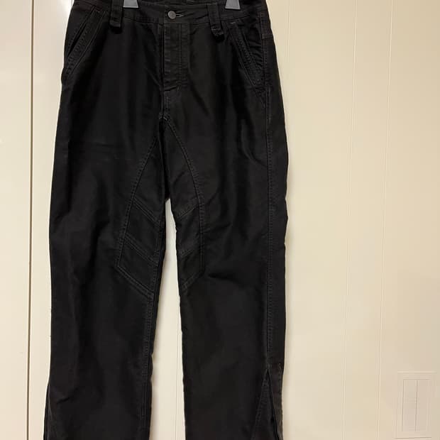 블랙멀 Split Trousers Black (Moleskin) L