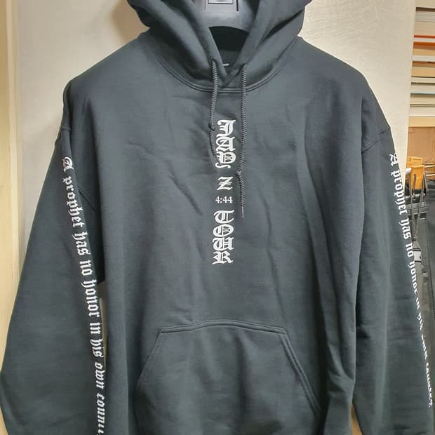 피어오브갓 블랙 444후드