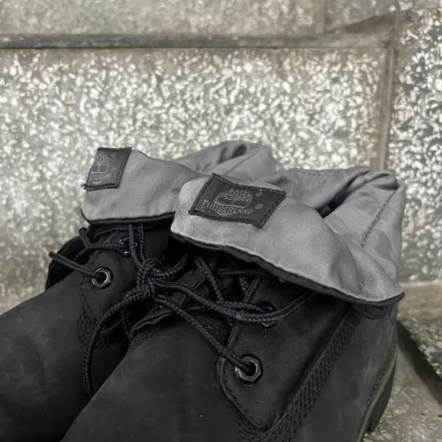 팀버랜드 롤탑 블랙 부츠