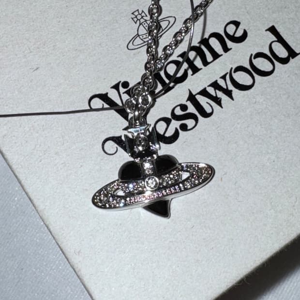 비비안웨스트우드 목걸이 디아망떼 블랙