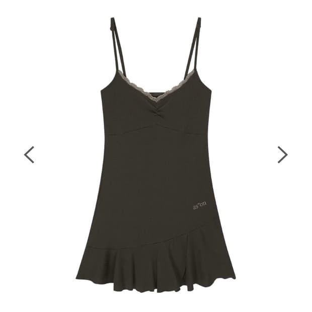 ASON BEA MINI DRESS / BROWN