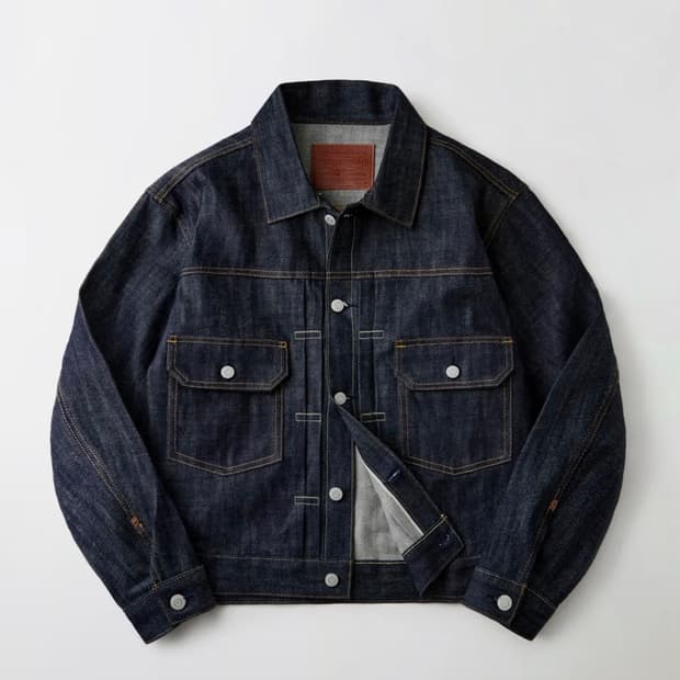 아웃스탠딩 SELVEDGE DENIM 2ND JACKET_INDIGO