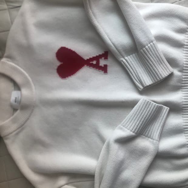 아미 빅하트 니트 백화점판 xl