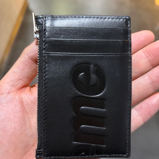 25ss 슈프림 카드지갑 블랙