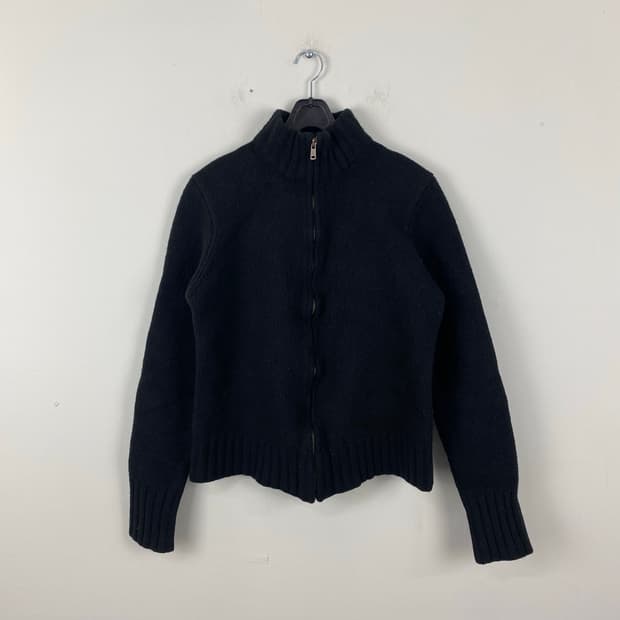 폴로 랄프로렌 램스울 니트 집업 M