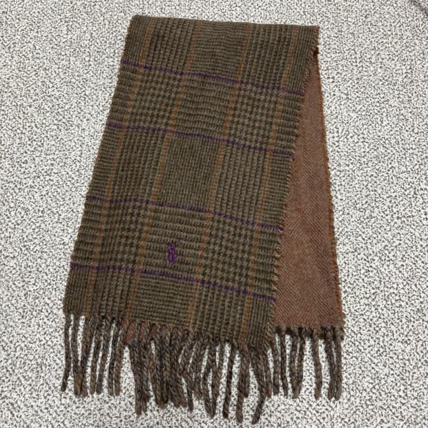 [택포,램스울80] 폴로 랄프로렌 투웨이 이태리 머플러 목도리 [A]