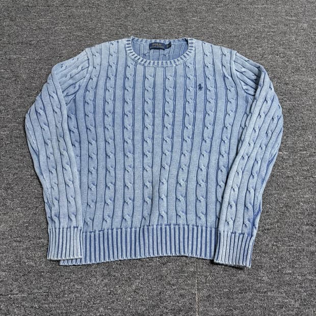 폴로 랄프로렌 꽈배기 니트