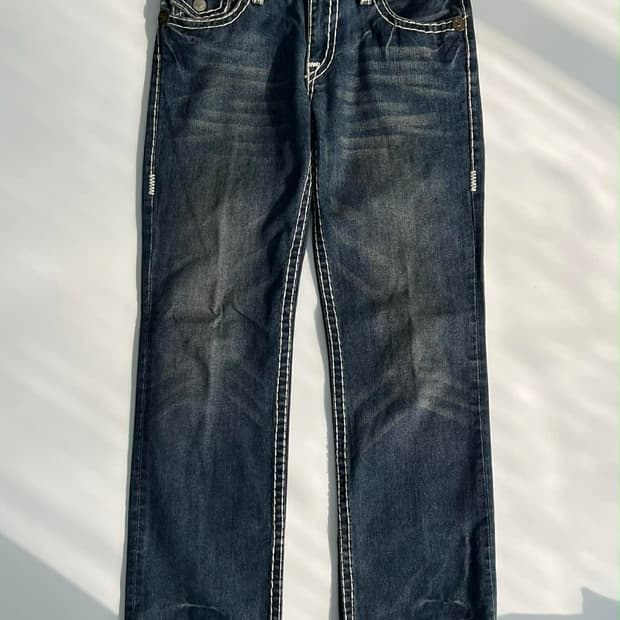 [34] 트루릴리젼 빌리 수퍼T 스트레이트 데님 팬츠