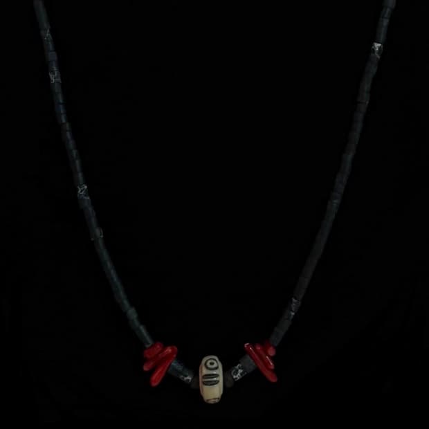 coral bone necklace