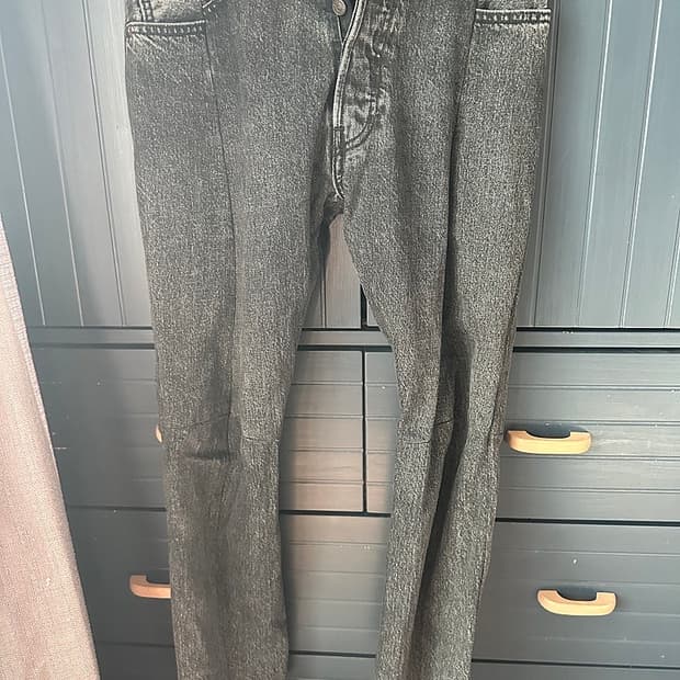 베트멍 17 펨므 리워크진 흑청 xs