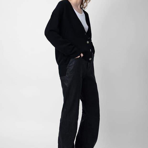 여) 쟈딕앤볼테르 블랙 캐시미어 가디건