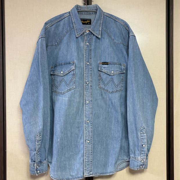 (Xl) 빈티지 랭글러 웨스턴 셔츠