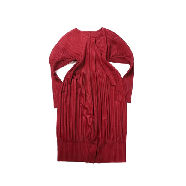 플리츠 플리스 Pleats Please Pleated Dress 
