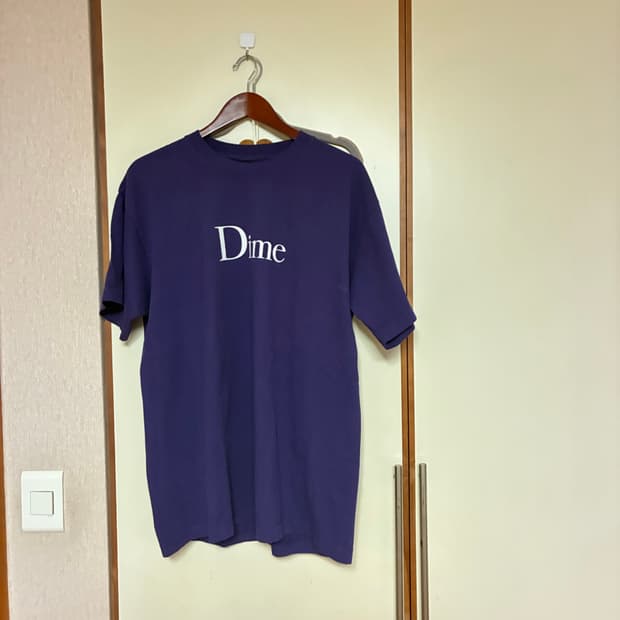 다임 퍼플 반팔 티셔츠