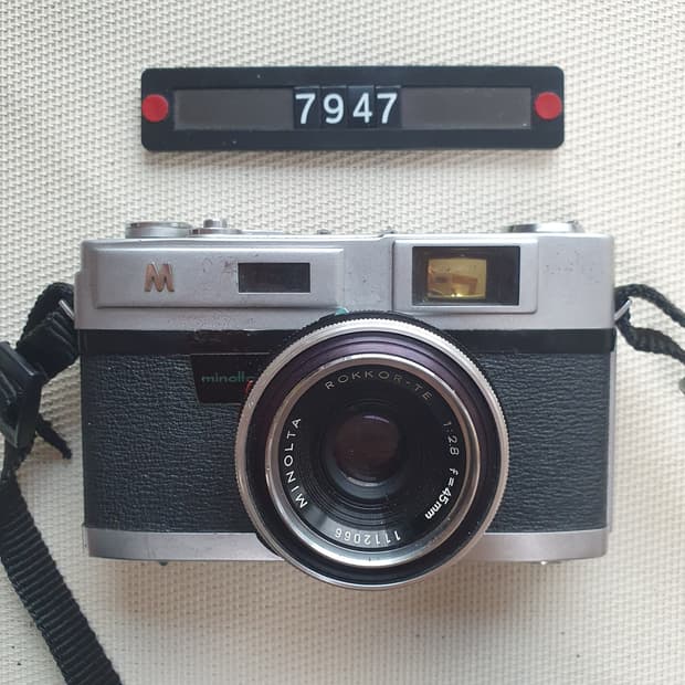 미놀타 A3 필름카메라 실버바디