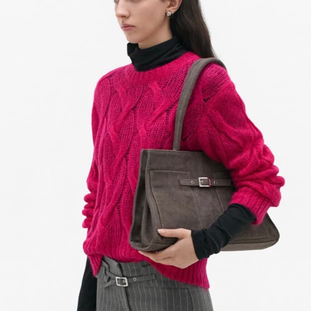 기마구아스 Annamaria 캔버스 백/브라운