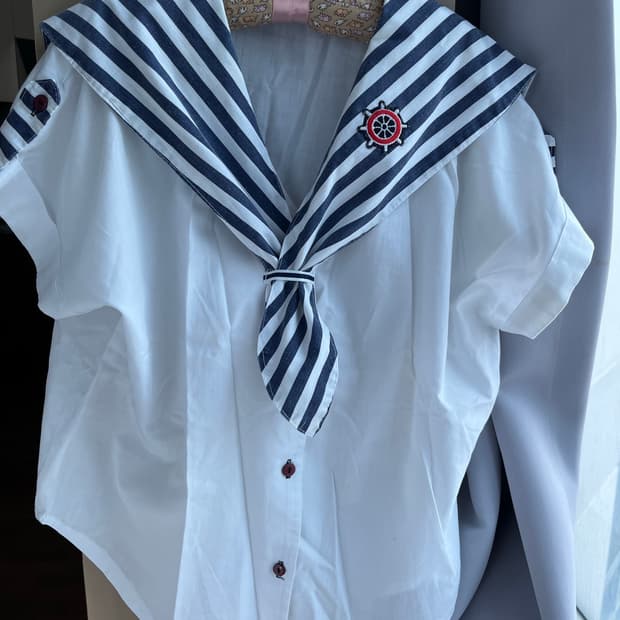 프랑스빈티지 세일러셔츠