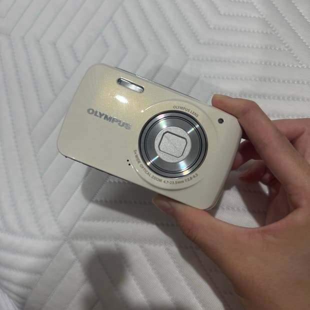 올림푸스 vh-210 화이트 아이보리