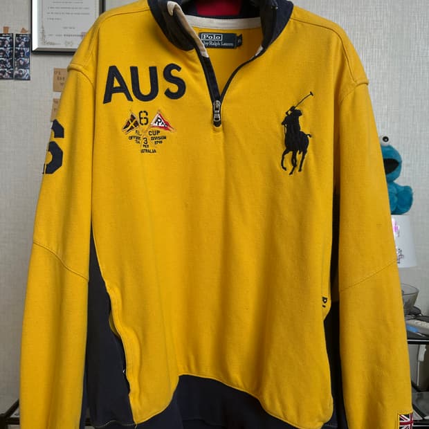 폴로랄프로렌 빅포니 하프집업 XL