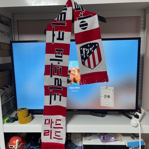 오버더피치 x 아틀레티코마드리드 머플러