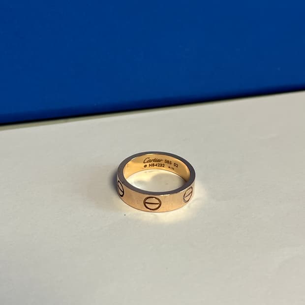 까르띠에 러브링 로즈골드 16.5호