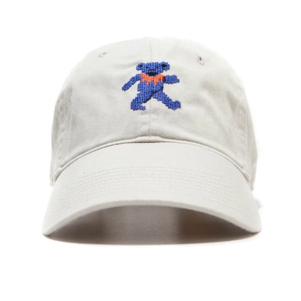 스매더스앤브랜슨 댄싱베어 니들포인트 모자 스톤(베이지)