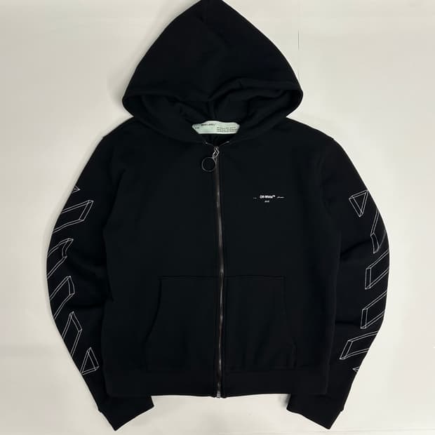 오프화이트 3D 프린팅 후드집업