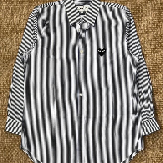 꼼데가르송 스트라이프 셔츠