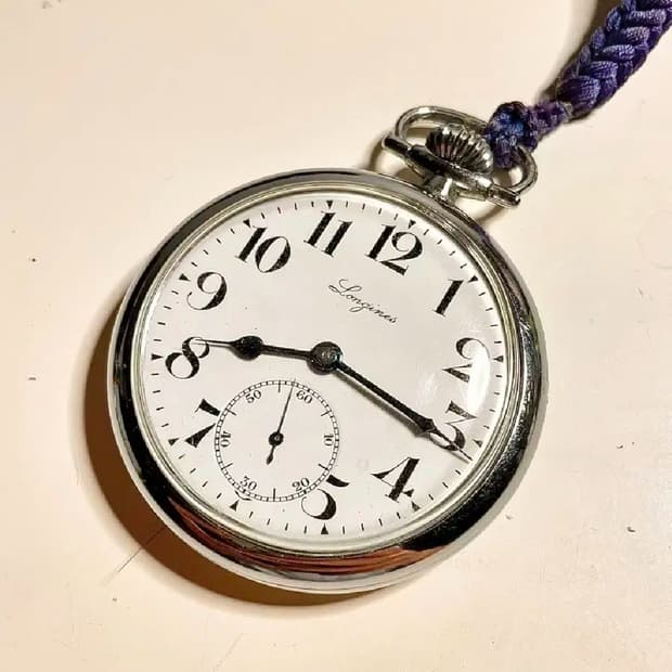 1930년대 빈티지 론진 회중시계 청침 엔틱 LONGINES