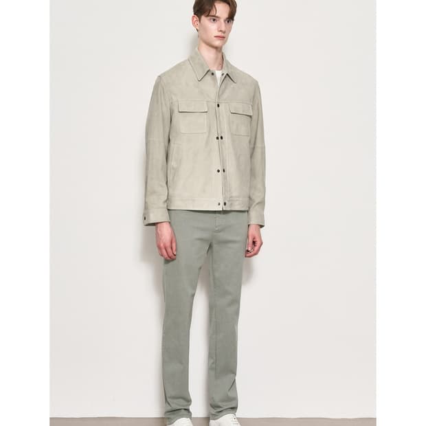 타임옴므 25SS 고트 스웨이드 트러커 자켓