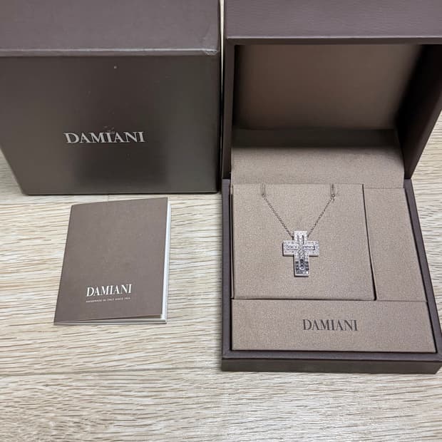 [S+급/스몰] 다미아니 벨에포크 블랙&화이트 18k 목걸이