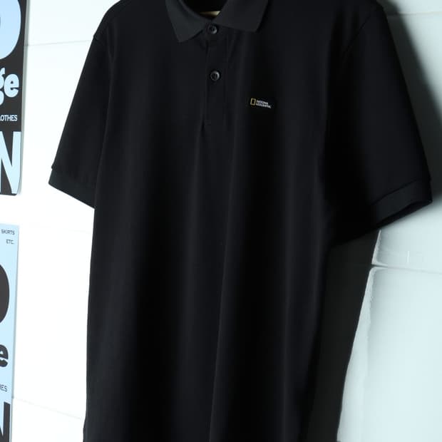 (XL-2XL) 내셔널지오그래픽 반팔 카라 티셔츠 기능성-H34053