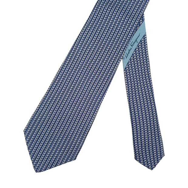 페라가모 실크넥타이 [RBSCF11734-136-4]