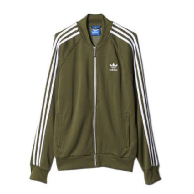 아디다스 슈퍼스타 트랙탑 aa0158 카키/올리브 105