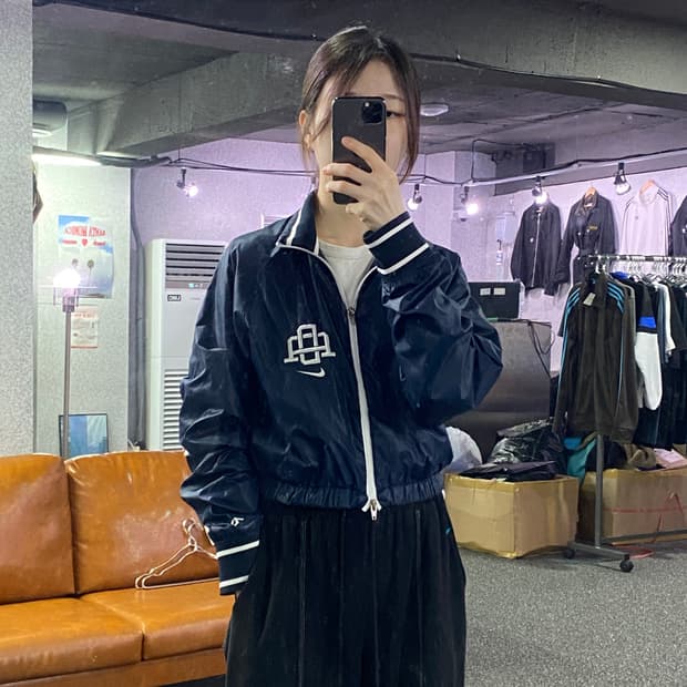 나이키 스우시 투웨이 네이비 바람막이 B1802