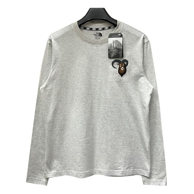 노스페이스 화이트라벨 데드스탁 크리드 긴팔 롱슬리브  2XL
