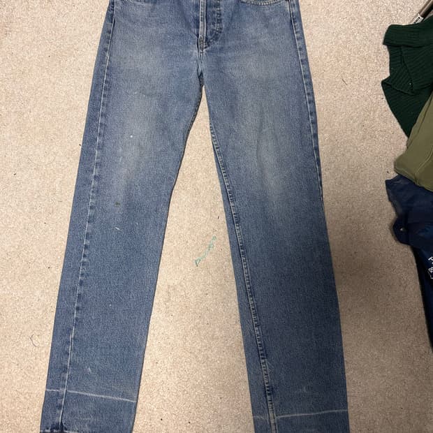 90s미제리바이스501 중청워싱31/36