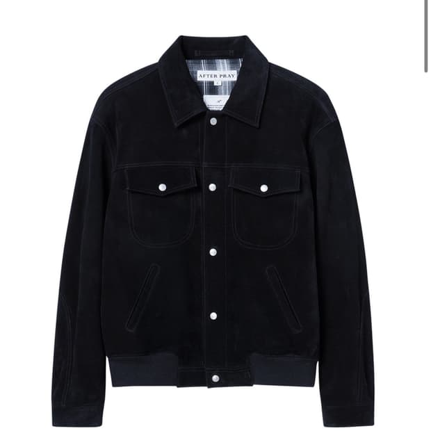 애프터프레이 스웨이드 트러커 재킷