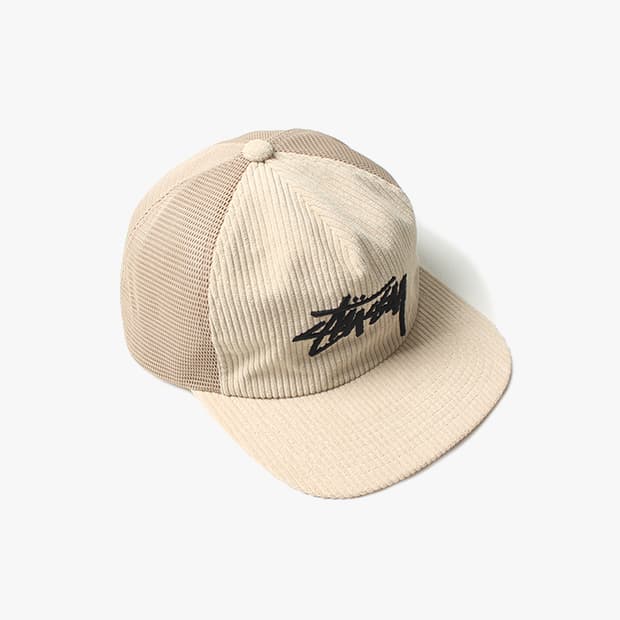 STUSSY "Beige Mesh Cap"