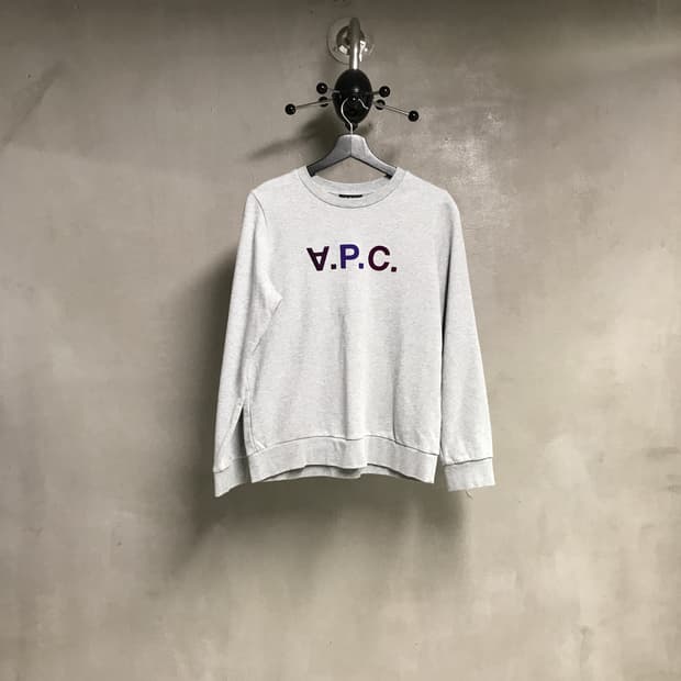 APC 아페쎄 맨투맨 그레이 L(W)