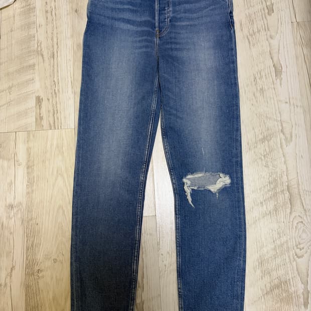 [26] 리던 RE/DONE 데님 청바지 새상품 연청 데미지