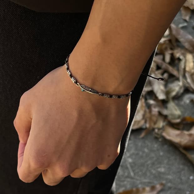 핸드메이드 실버 팔찌