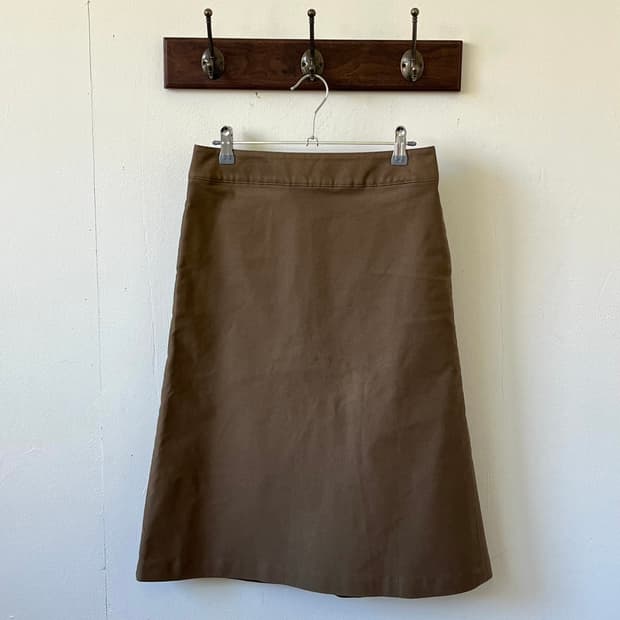 Margaret Howell 캔버스 코튼 스커트