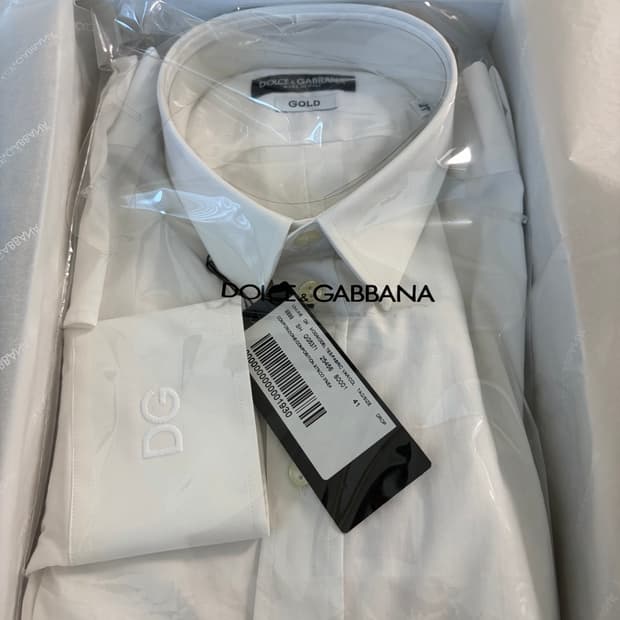 돌체앤가바나 화이트 골드  셔츠 DG 로고 41